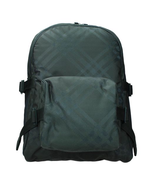 Burberry Green Backpacks