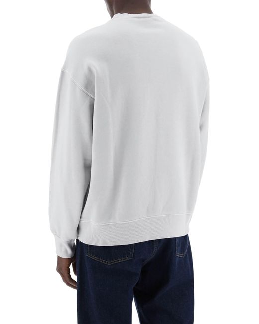 Carhartt White Nelson Crew-Neck Sweatshirt for men