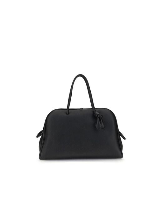Jacquemus Black Calf Leather Bos Taurus Handbag Bag