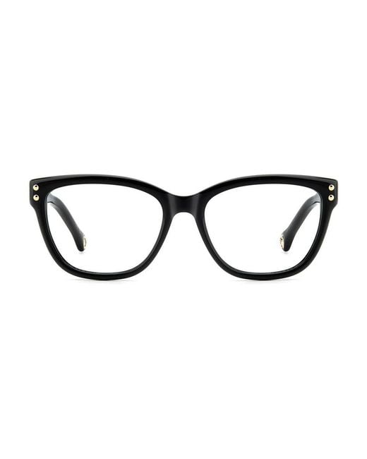 Carolina Herrera Black Plastic Glasses (frames)