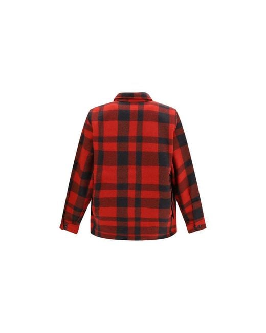 Filson Red Multicolor Wool Oves Aries Full for men