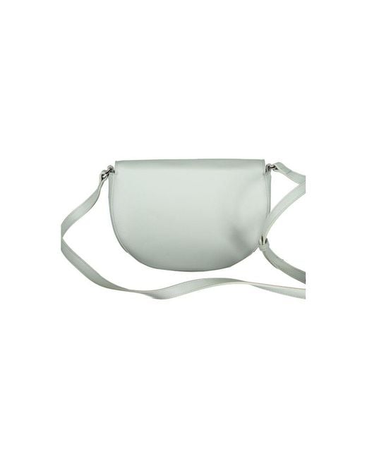 Calvin Klein Gray Polyurethane Handbag