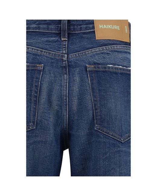 Haikure Blue Cotton Jeans Denim