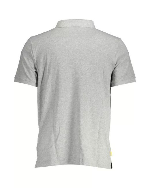 Timberland Gray Cotton Polo Shirt for Men | Lyst