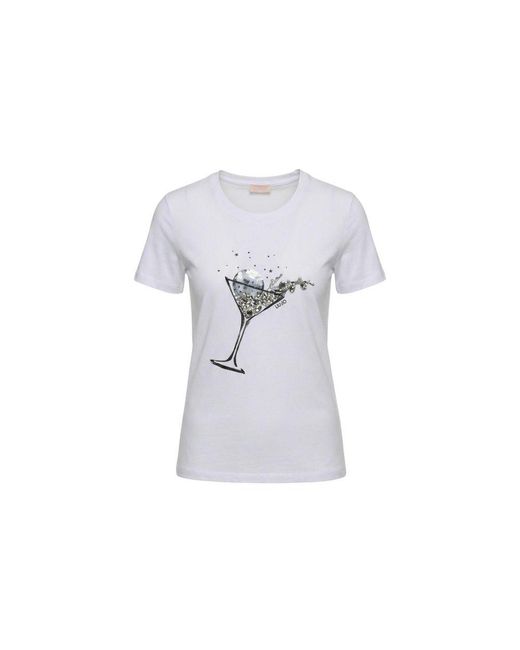 Liu Jo Black Cotton T-Shirt