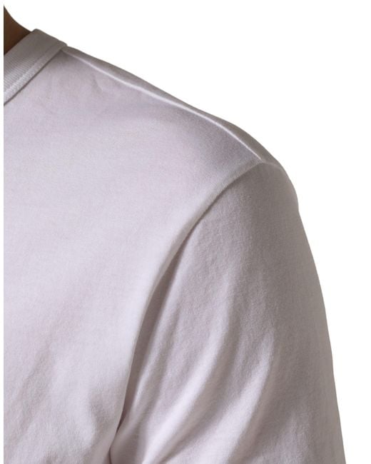 Dolce & Gabbana White Dg Cherries Cotton Crew Neck T for men
