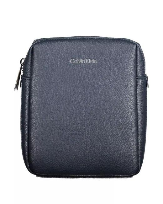 Calvin Klein Blue Polyester Shoulder Bag for men