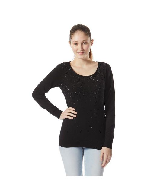 Gas Black Cashmere Sweater