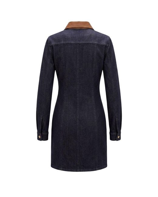 Trussardi Blue Cotton Dress
