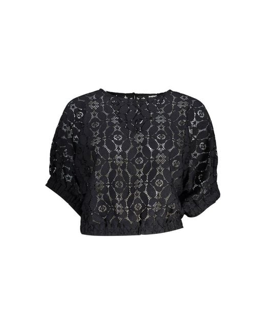 Desigual Black Polyester 's Blouse for men