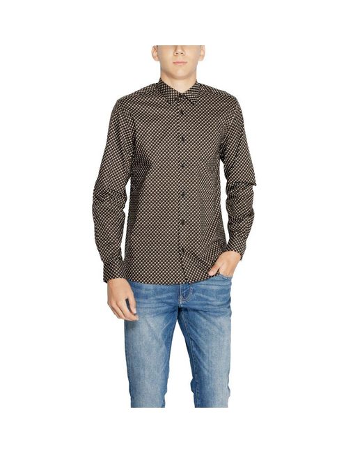 Antony Morato Gray Cotton Shirt for men