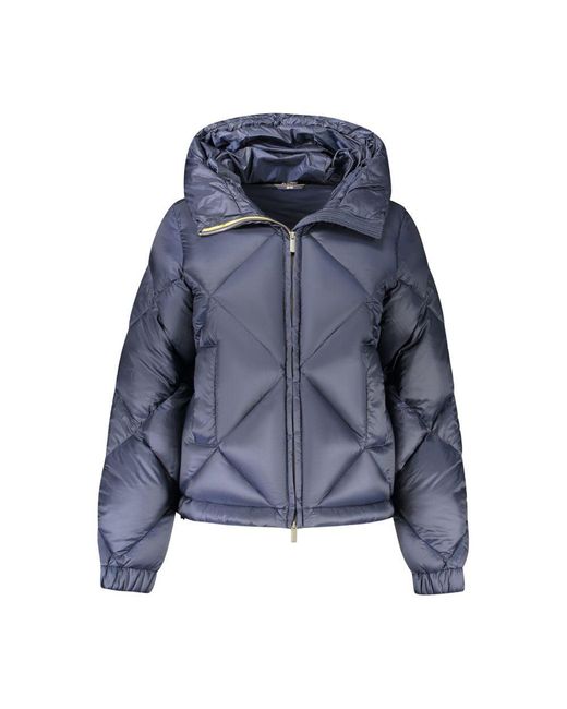 K-Way Blue Polyester Jackets & Coat