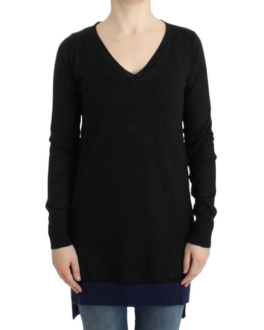 CoSTUME NATIONAL V-neck Lightweight Sweater Black Sig12053