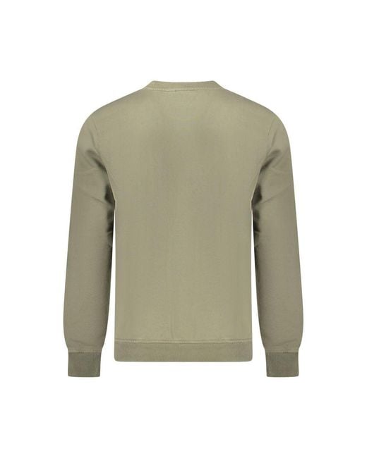 Napapijri Green Cotton Sweater for men
