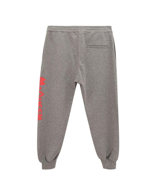 McQueen Gray Cotton Jeans & Pant