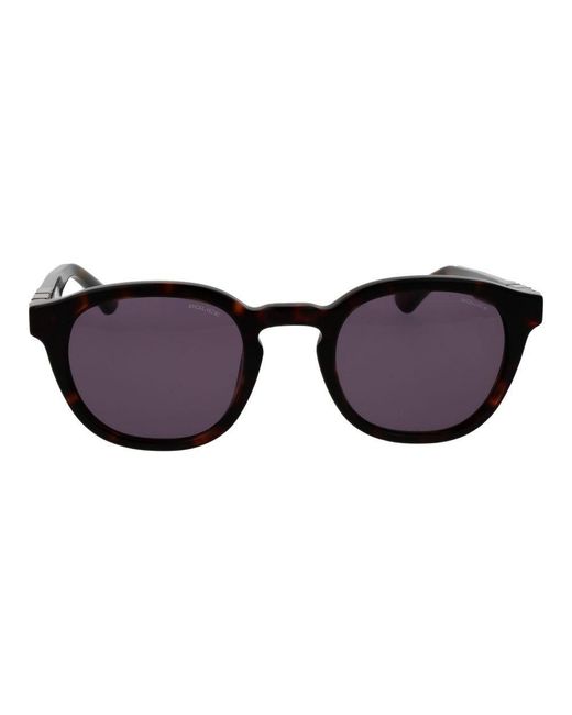 Police Brown Cellulose Acetate Sunglasses for men
