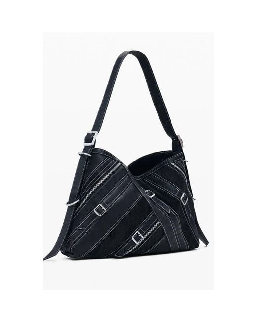 Desigual Black Nero Polyurethane Shoulder Bag