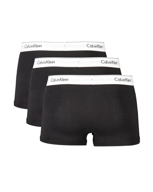 Calvin Klein Black Triple Pack Modern Stretch Cotton Boxers for men