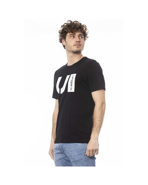 Ungaro Sport Black Cotton T-Shirt for men