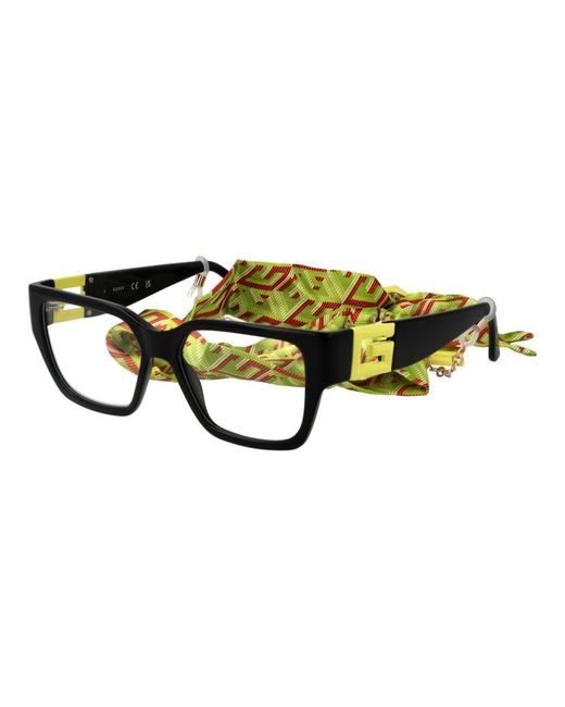 Guess Green Stainless Steel Glasses (Frames)