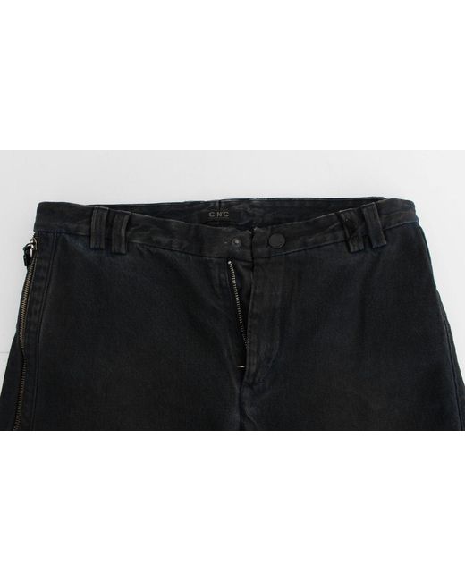 CoSTUME NATIONAL Black Cotton Slim Denim Jeans Blue Sig17918 for men