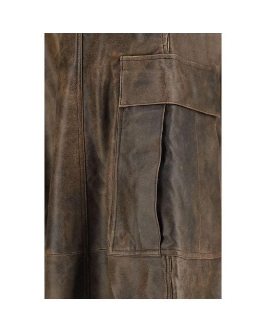 R13 Brown Lamb Ovis Aries Cargo Pants