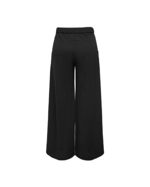 Jacqueline De Yong Black Recycled Polyester Jeans & Pant