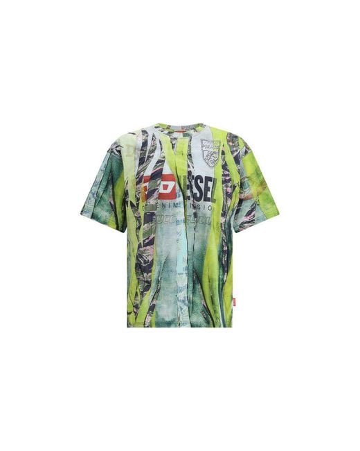 Diesel グリーン T-Boxt-R13 Tシャツ Dieselのグリーン T-Boxt-R13 Tシャツがセール中