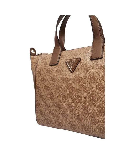 Guess Multicolor White Polyethylene Handbag