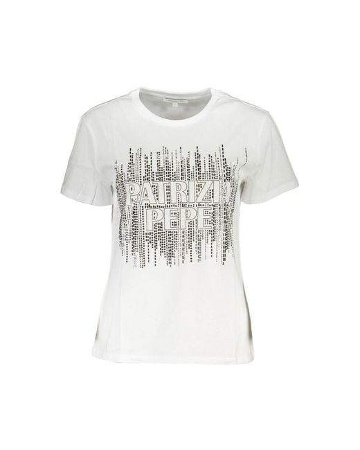Patrizia Pepe White Cotton T for men