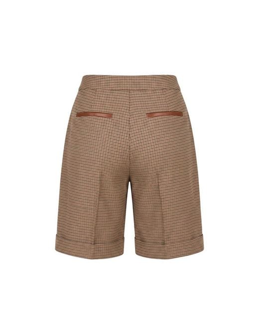 Trussardi Brown Viscose Shorts