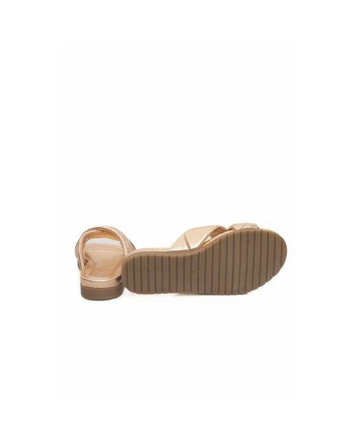 Cerruti 1881 Natural Beige Lambskin Sandal
