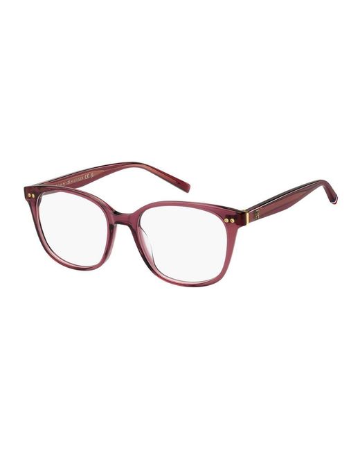 Tommy Hilfiger Multicolor Pink Acetate Glasses (frames)