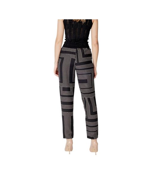 Jacqueline De Yong Black Viscose Pant