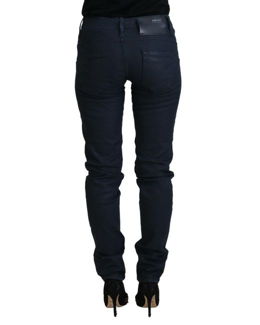 Acht Blue Chic Low Waist Skinny Jeans