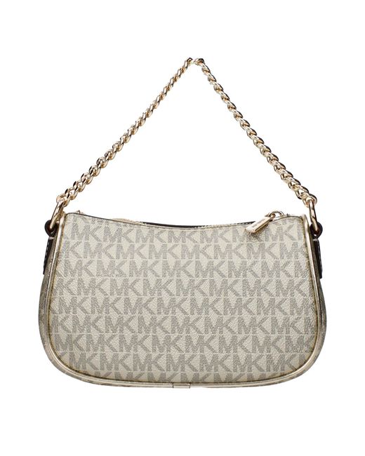 Michael Kors Gray Carmela Fabric Handbag