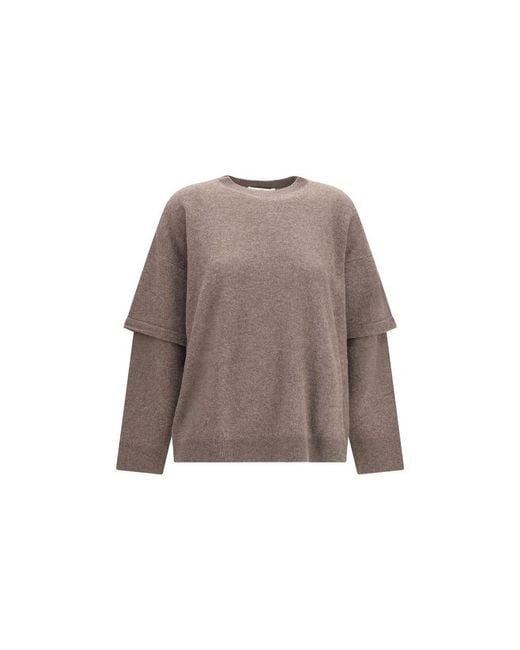 DARKPARK Brown Wool Oves Aries Sweatshirt