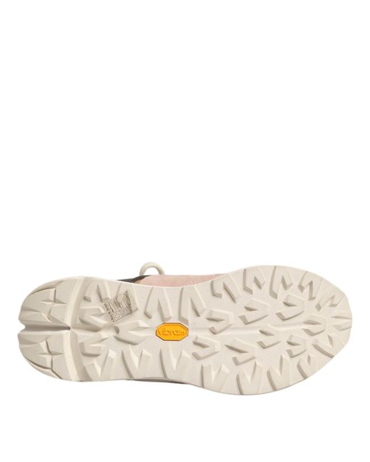 Dondup Brown Multicolor Suede Low Top Sneakers Shoes