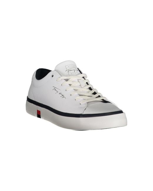 Tommy Hilfiger White Elevate Your Game With Stylish Sneakers for men