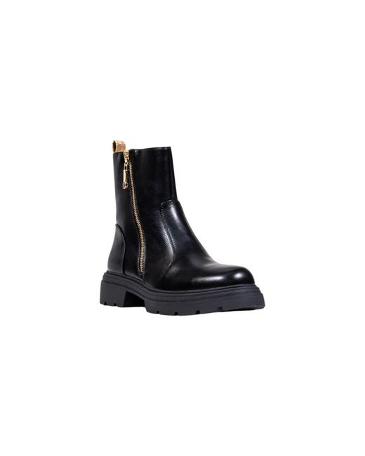 Alviero Martini 1A Classe Black Polyethylene Ankle Boots