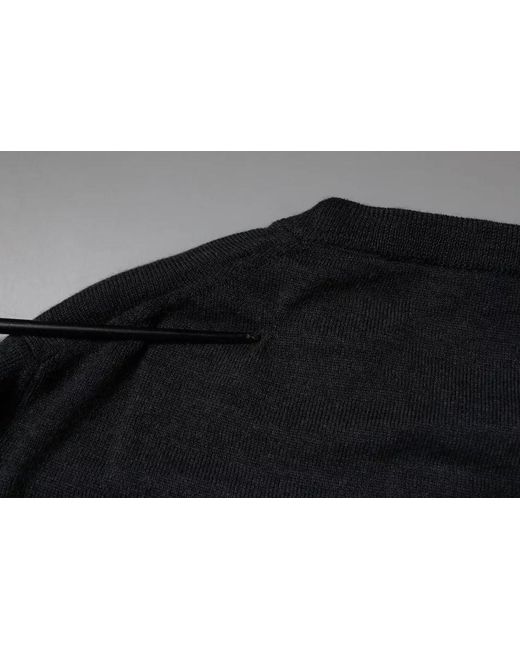 Dolce & Gabbana Blue Dg Logo Crew Neck Pullover Sweater for men