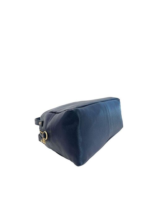 Baldinini Blue Leather Bag