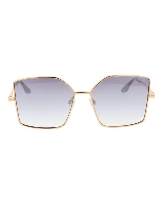 Trussardi Metallic Metal Sunglasses