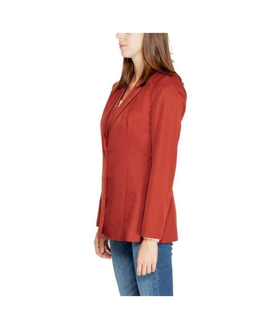 Vero Moda Red Polyester Blazer