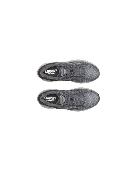 Saucony Gray Bicolor Synthetic Athletic Sneakers for men