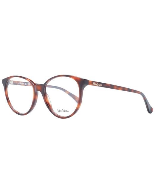 Max Mara Brown Plastic Glasses (frames) for men