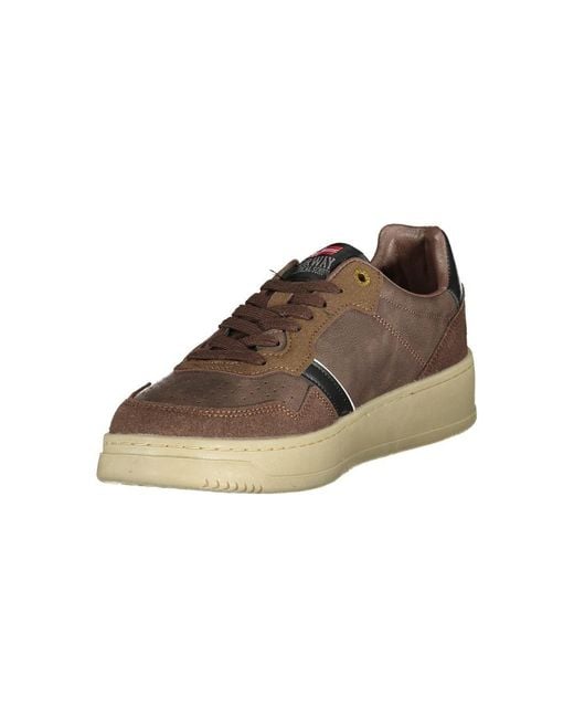 Norway 1963 Brown Polyester Sneaker for men