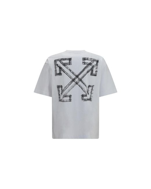 Off-White c/o Virgil Abloh Gray White Cotton Sportswear - L for men