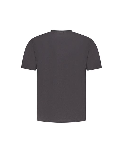 North Sails Black Cotton Men T for men