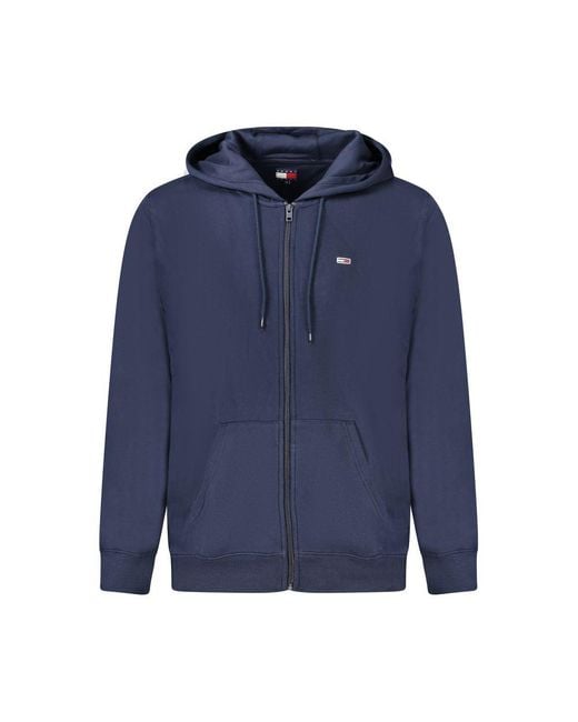 Tommy Hilfiger Blue Essential Zipup Hoodie Classic Fit for men